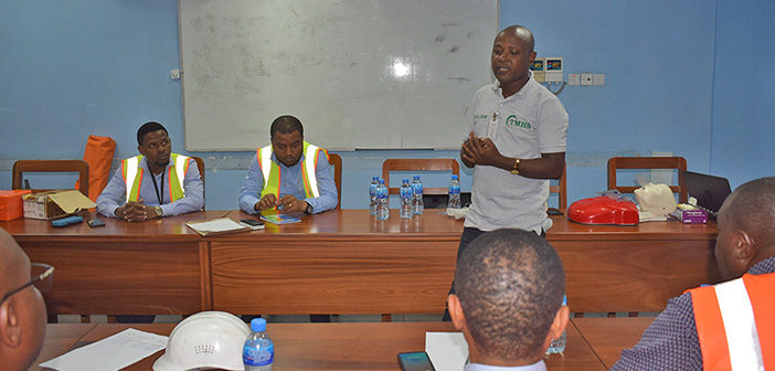 Trainer Conducting First Aid Training Course